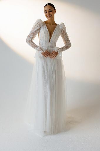 Свадебное платье цвета «айвори» #2702